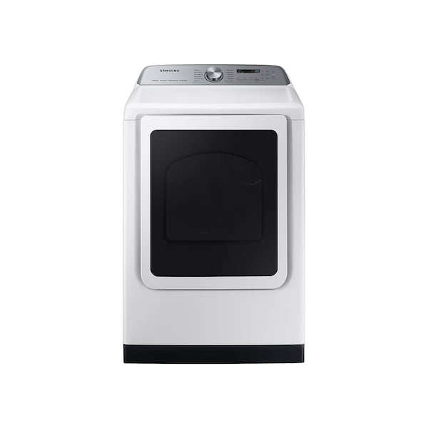 Samsung 7.4 cu. ft. Smart Wi-Fi Connected Gas Dryer with Pet Care, Steam Sanitize+ and Sensor Dry in White DVG54CG7150WA3 - main
